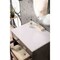 James Martin Vanities Addison 30in Countertop Unit, Mid-Century Acacia w/ 3 CM White Zeus Quartz Top E444-CU30-MCA-3WZ - alternate 2